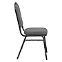 NPS 9300 Series Deluxe Fabric Upholstered Stack Chair, Natural Graystone/Black Sandtex, 4/Pack (9362-BT/4)~#|#~sp105967526_sc7