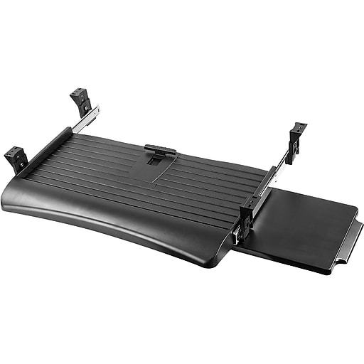 MountIt! Adjustable Keyboard Shelf, Black (MI7136) Staples