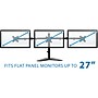 Mount-It! Adjustable Triple Monitor Stand, Up to 27", Black (MI-2789XL)~#|#~sp106058280_sc7