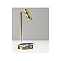 Adesso Kaye AdessoCharge LED Desk Lamp, 16.5", Antique Brass (3162-21)~#|#~sp106058495_sc7