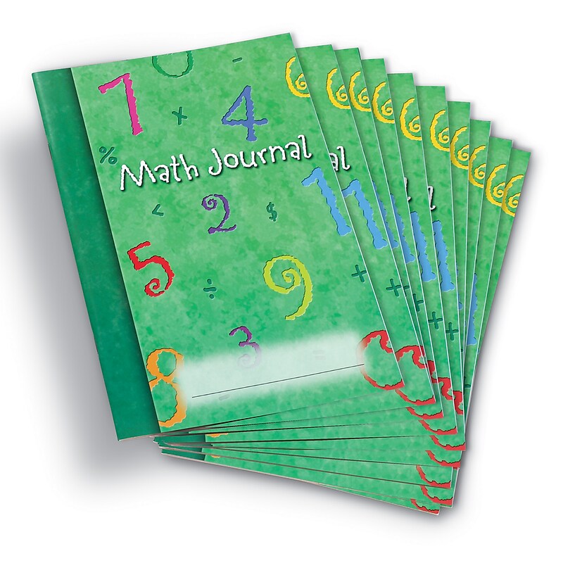 Learning Resources Math Classroom Journal, Grades 1+, 10/Set image 1