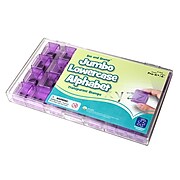 Educational Insights See & Stamp Jumbo Alphabet Transparent Stamps, Lowercase, 20 Pieces (1645)