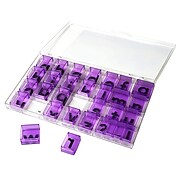 Educational Insights See & Stamp Jumbo Alphabet Transparent Stamps, Lowercase, 20 Pieces (1645)
