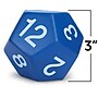 Learning Resources Jumbo Foam Polyhedral Dice, 5/Set (LER7694)~#|#~sp106136444_sc7
