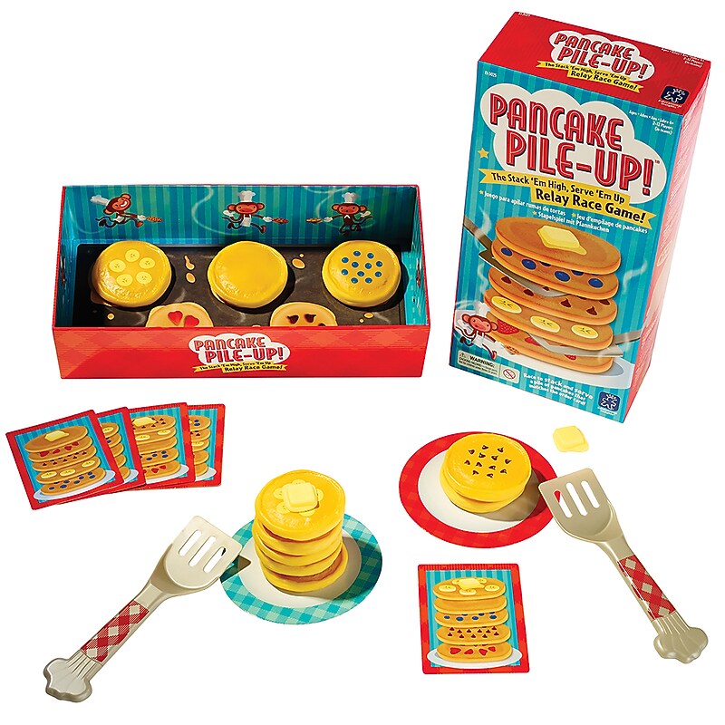Educational Insights Pancake Pile-Up! Relay Game (3025) image 1