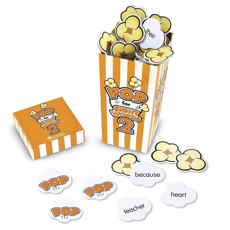 Learning Resources Pop For Sight Words 2 Game, Grades K-4 (LER8630) image 1