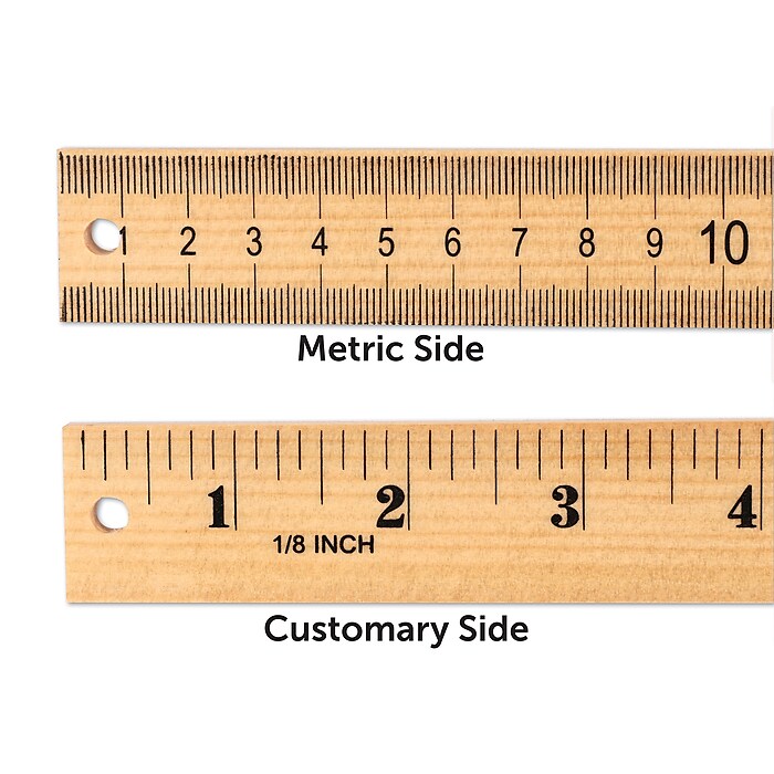 Learning Resources Wooden Meter Stick Plain Ends 34039 Staples