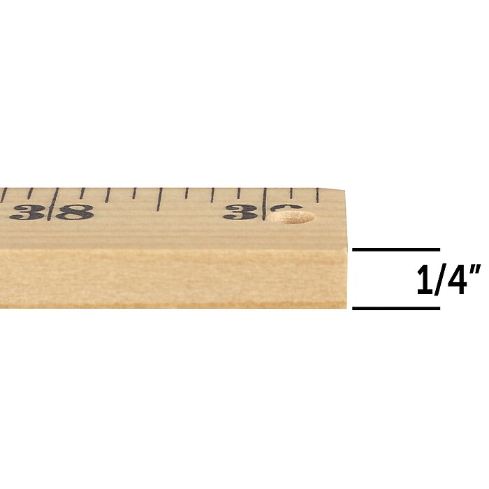 Learning Resources Wooden Meter Stick Plain Ends 34039 Staples