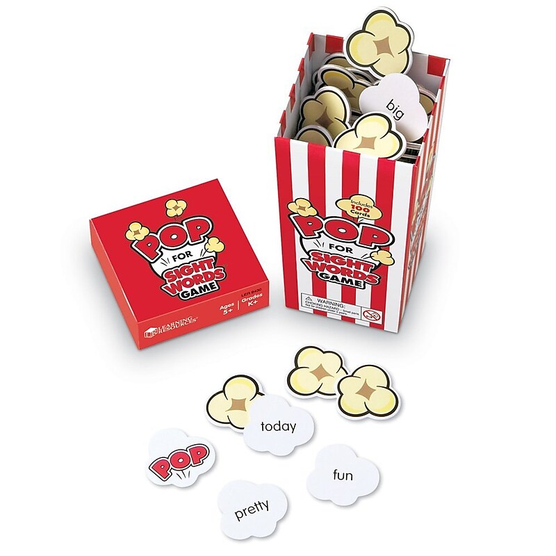 Learning Resources Pop for Sight Words Game (LER8430) image 1