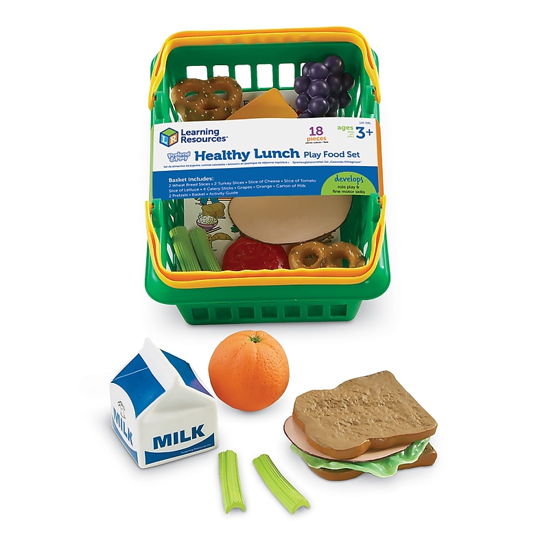Learning Resources Pretend Food, Pretend & Play, Healthy Lunch Set (LER7291) image 1