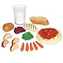 Learning Resources Pretend Food, Pretend & Play, Healthy Dinner Set, 19/Set (LER7292)~#|#~sp106136970_sc7