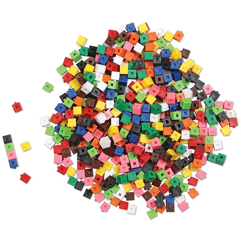 Learning Resources Interlocking Gram Unit Cube, 1000/Set (LER0305) image 1
