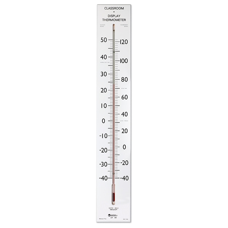 Learning Resources Weather, Giant Classroom Thermometer (LER0399) image 1