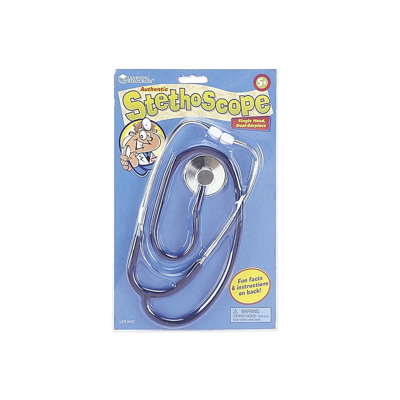 Learning Resources Stethoscope, 1" x 7 3/16" x 11 3/8" (LER2427) image 1