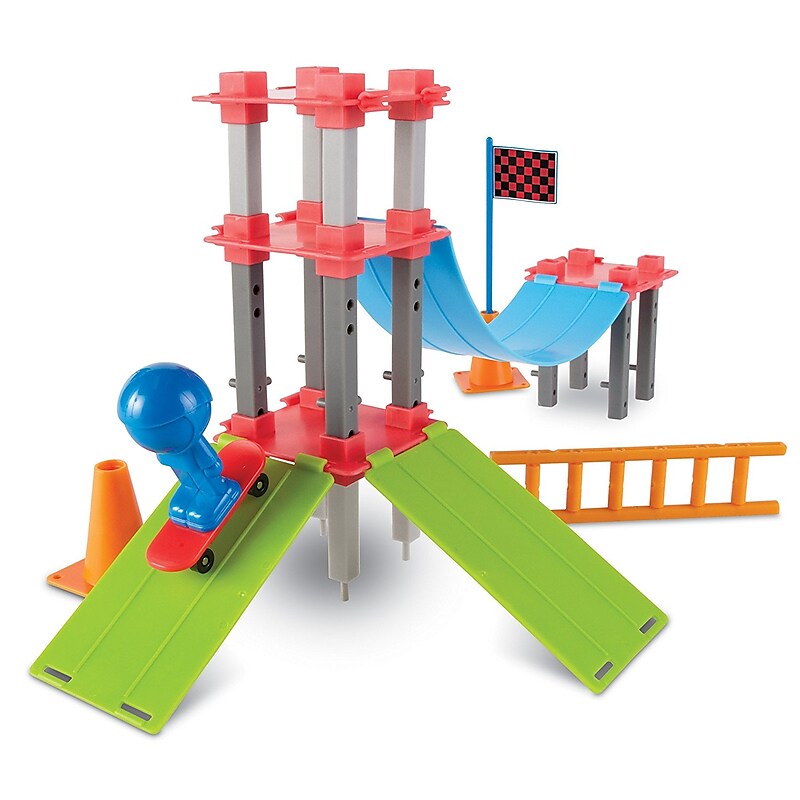 Learning Resources Skate Park Engineering & Design Building Set (LER2845) image 1