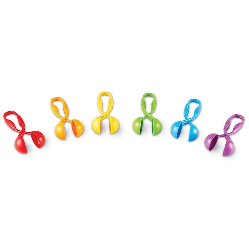 Learning Resources Squeezy Tweezers, 6/Set image 1