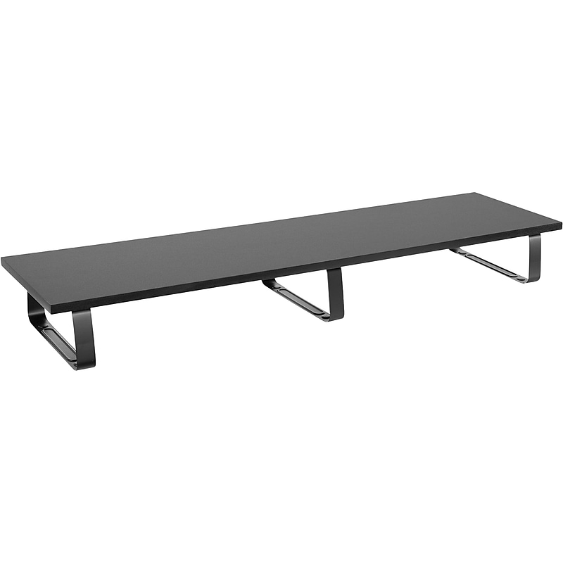 Mount-It! Monitor Stand for Up to 2 Monitors, 39.4" Wide, Black (MI-7267) image 1