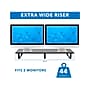 Mount-It! Monitor Stand for Up to 2 Monitors, 39.4" Wide, Black (MI-7267)~#|#~sp106140919_sc7