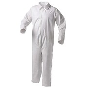 KleenGuard® A35 Shell Zipper Front Coverall With Liquid/Particles Protection, White, XL, 25/Ct