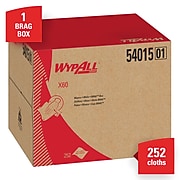 WypAll X60 Center-Pull Cloth Paper Towel, 1-Ply, 252/Box (54015)