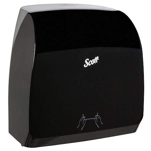 Scott Hardwound Paper Towel Dispenser, Black (47089) | Staples