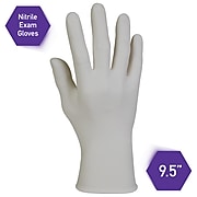 Kimberly-Clark Professional Sterling Powder Free Nitrile Gloves, Silver, Medium, 200/Box (KCC 50707)