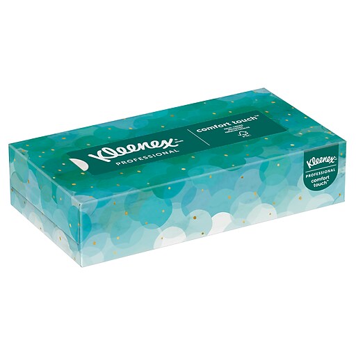 Kleenex Standard Facial Tissue, 2Ply, 100 Sheets/Box (21400) Staples