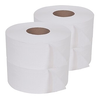 Scott Essential 2-Ply Jumbo Toilet Paper, White, 4 Rolls/Carton (03148)