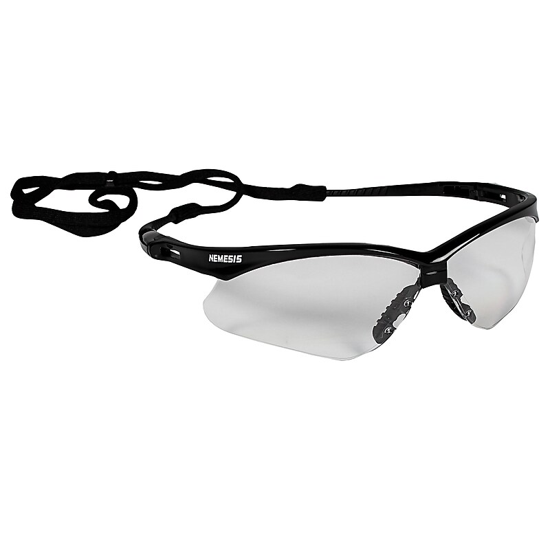 Jackson Safety Nemesis Polycarbonate Safety Glasses, Clear Lens (25676) image 1