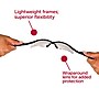 Jackson Nemesis Safety Glasses, Wraparound, Black Lens (25685)~#|#~sp106251215_sc7