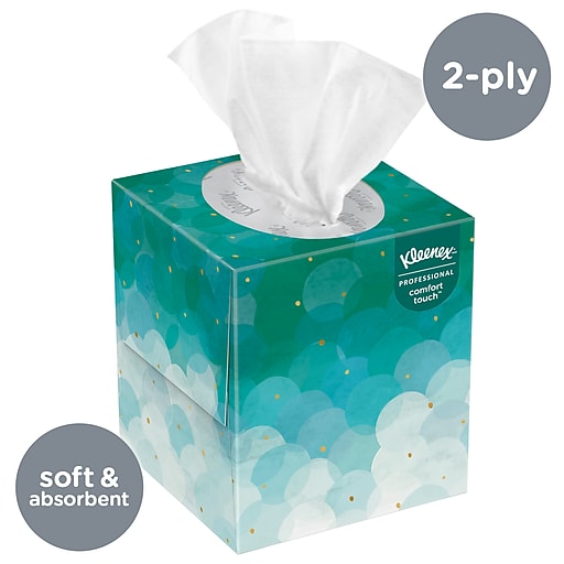 Kleenex Boutique Standard Facial Tissue, 2-Ply, 95 Sheets/Box (21270 ...