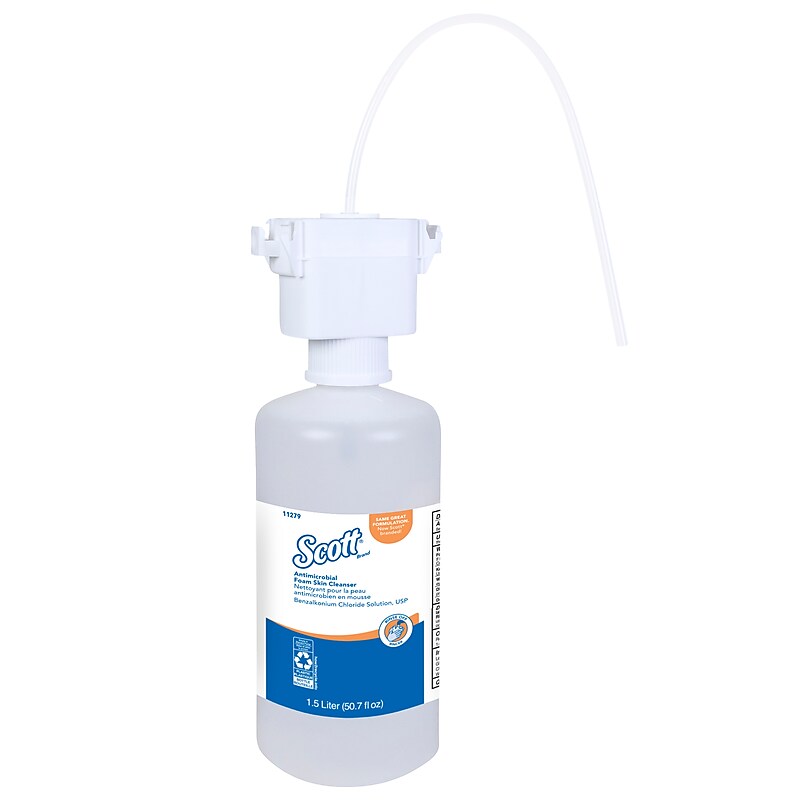 Kleenex Antibacterial Foaming Hand Soap Refills, 50.7 Oz., 2/Carton (11279) image 1