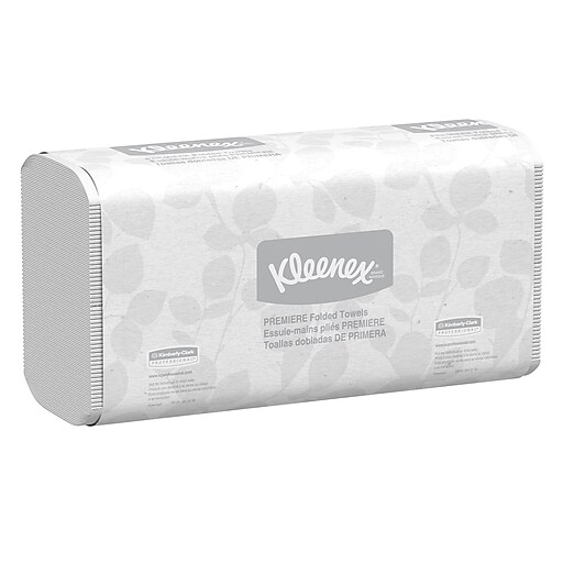 Kleenex Premiere Recycled Multifold Paper Towels, 2ply, 120 Sheets