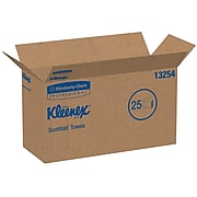 Kleenex Premiere Recycled Multifold Paper Towels, 2-ply, 120 Sheets/Pack, 25 Packs/Carton (13254)