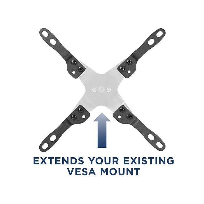 Mount-It! Mount Adapter Kit for TV Mount, Up To 66 lbs., Gray (MI