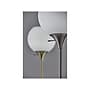Adesso Fiona 71" Antique Brass/White Marble Floor Lamp with Round Shade (5179-21)~#|#~sp106383130_sc7