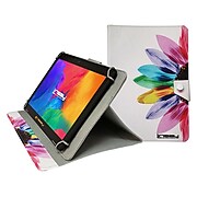 Linsay 10.1" Tablet with Case, WiFi, 2GB RAM, 32GB Storage (Android 11), Black/Rainbow Marble (F10IPRAIN)