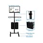 Mount-It! Metal Mobile A/V Cart with Swivel Wheels, Black (MI-7948)~#|#~sp106467434_sc7