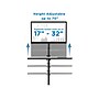 Mount-It! Metal Mobile A/V Cart with Swivel Wheels, Black (MI-7948)~#|#~sp106467435_sc7