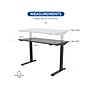 FlexiSpot 48"W Electric Rectangular Adjustable Standing Desk, Black (EC9B)~#|#~sp106467637_sc7