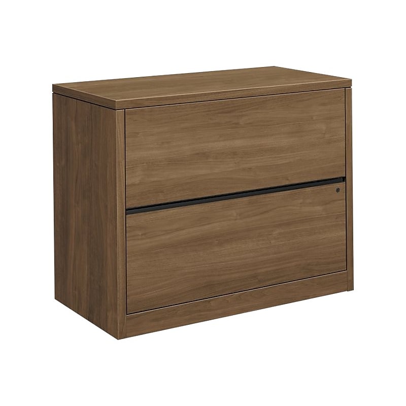 HON 10500 Series 2-Drawer Lateral File Cabinet, Locking, Letter/Legal, Pinnacle, 36" (HON10563PINC) image 1