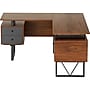 Techni Mobili 59" L-Shaped Desk with Drawers and File Cabinet, Walnut/Black (RTA-4809DL-WAL)~#|#~sp106554237_sc7