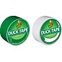 Duck Heavy Duty Duct Tapes, 1.88" x 20 Yds., Green/White, 2 Rolls/Pack (DUCKGW-STP)~#|#~sp106647300_sc7
