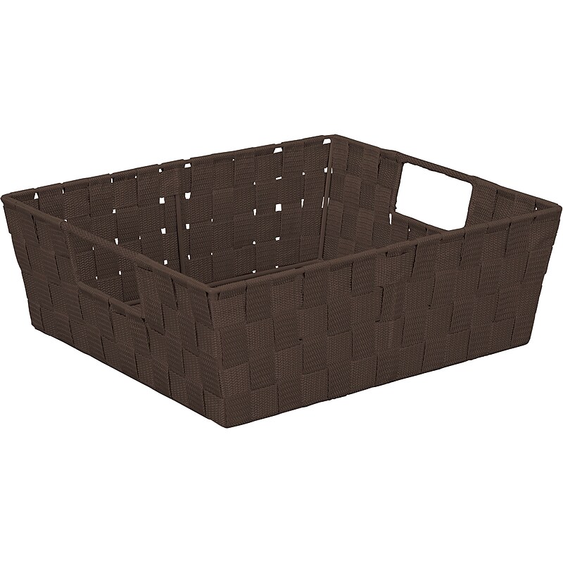 Kennedy International Simplify Open Lid Storage Bin, Chocolate (25093-CHOCO-ST) image 1