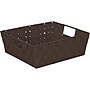 Kennedy International Simplify Open Lid Storage Bin, Chocolate (25093-CHOCO-ST)~#|#~sp106730869_sc7
