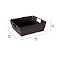 Kennedy International Simplify Open Lid Storage Bin, Chocolate (25093-CHOCO-ST)~#|#~sp106730871_sc7