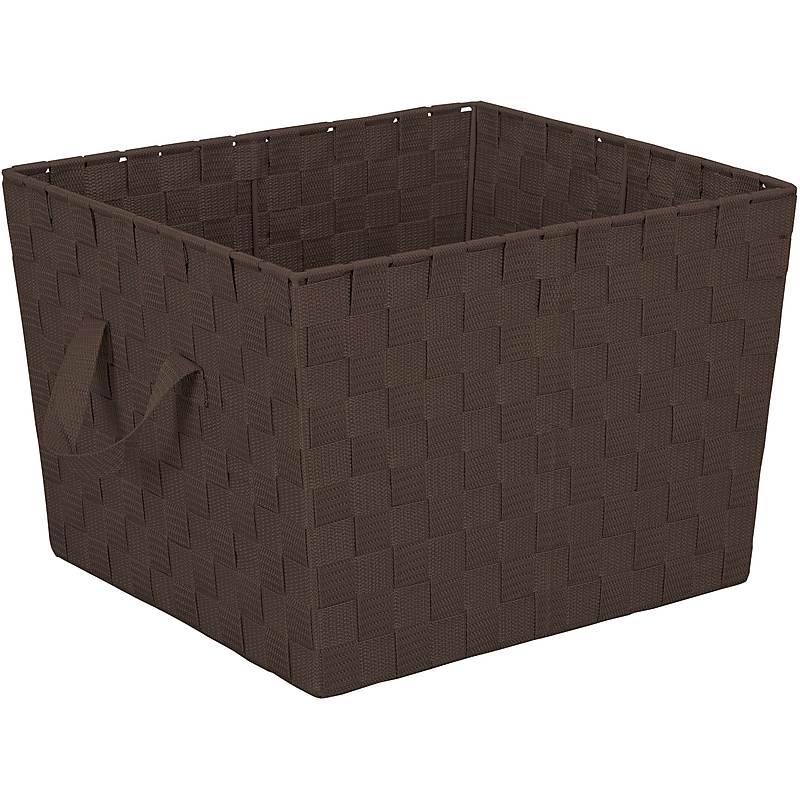 Kennedy International Simplify Open Lid Storage Bin, Chocolate (25091-CHOCO-ST) image 1