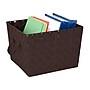 Kennedy International Simplify Open Lid Storage Bin, Chocolate (25091-CHOCO-ST)~#|#~sp106730873_sc7