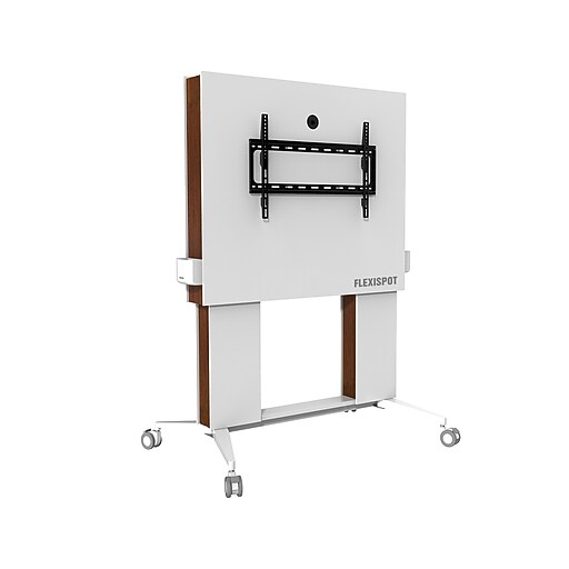 FlexiSpot Console TV Stand, Screens up to 70", White (MW1) Staples