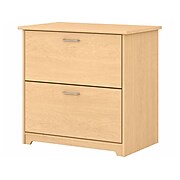 Bush Furniture Cabot 2-Drawer Lateral File Cabinet, Letter/Legal, Natural Maple, 31" (WC31680)